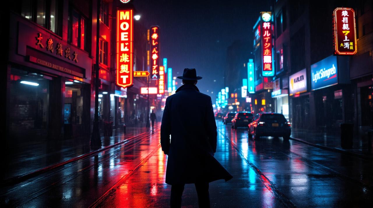 《都市夜行者》悬疑封面 - 现代都市中的犯罪悬疑剧，揭示光鲜表面下的黑暗真相