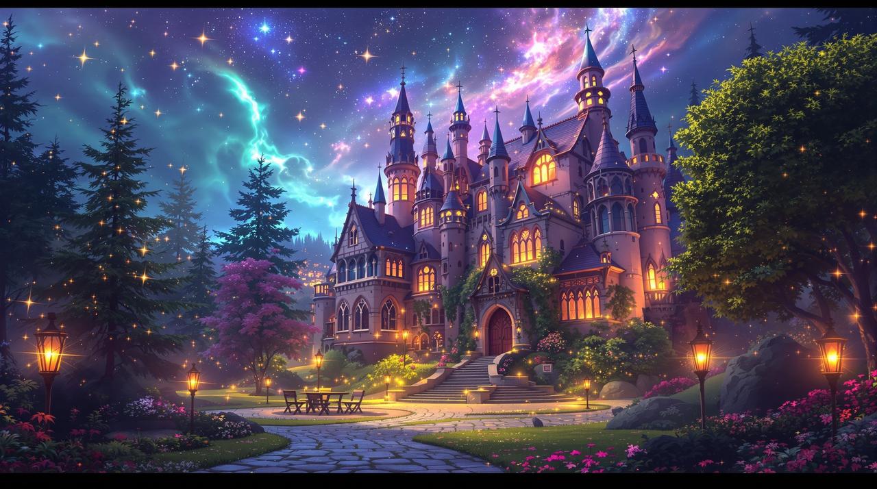 《魔法学院：新生传说》奇幻封面 - 一个普通少年意外进入魔法学院，开启奇幻冒险之旅